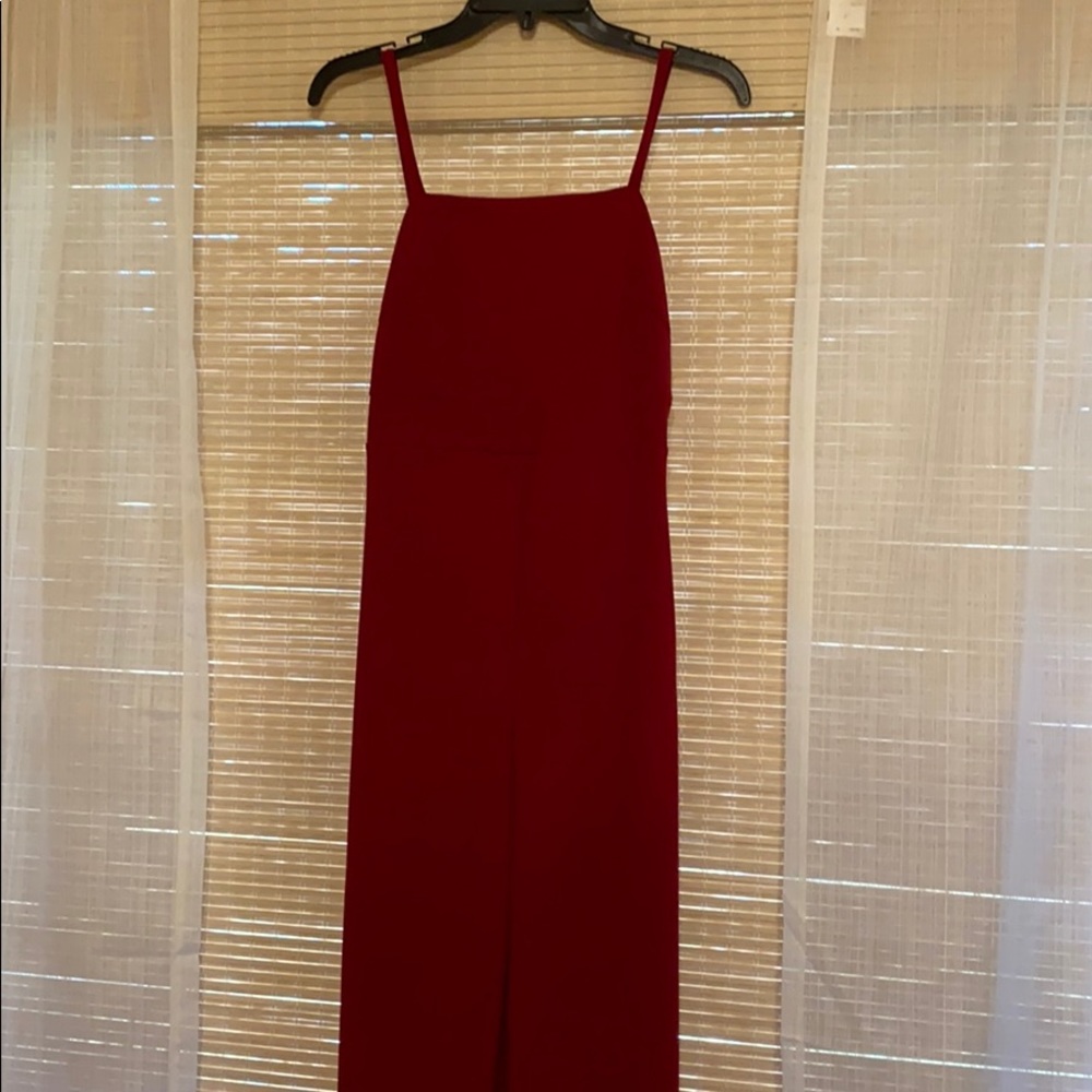 Red long jumper